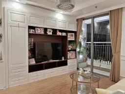 Phòng khách - Cải tạo căn hộ sang trọng cao cấp trang trí nội thất chỉ 300 triệu 