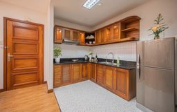 Phòng bếp - “Thổi hồn” cho căn hộ 95m2 thuê du lịch tại Quy Nhơn 