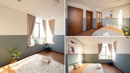 Phòng ngủ - “Thổi hồn” cho căn hộ 95m2 thuê du lịch tại Quy Nhơn 