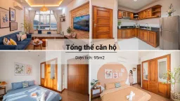 “Thổi hồn” cho căn hộ 95m2 thuê du lịch tại Quy Nhơn