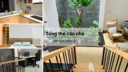 Nhà thoáng đãng, tươi mát nhờ trang trí nội thất với gỗ và cây xanh