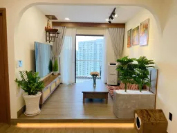 Phòng khách - An Yên Là Nhà: Căn hộ phong cách Japandi kết hợp cổ điển 