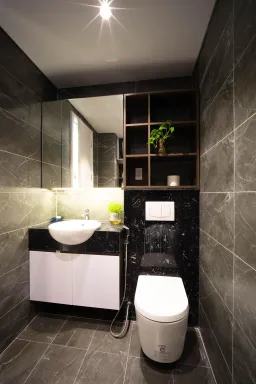Phòng tắm - Lãng mạn và tinh tế từ sự kết hợp phong cách nội thất “3 trong 1” 