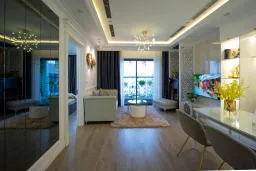 Phòng khách, Phòng bếp - Lãng mạn và tinh tế từ sự kết hợp phong cách nội thất “3 trong 1” 