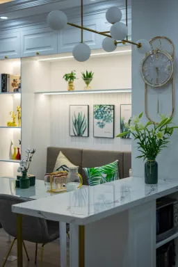 Phòng bếp - Lãng mạn và tinh tế từ sự kết hợp phong cách nội thất “3 trong 1” 
