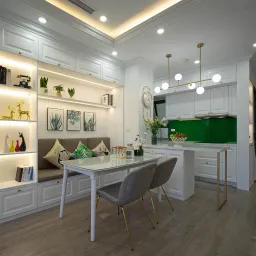 Phòng bếp, Phòng tắm - Lãng mạn và tinh tế từ sự kết hợp phong cách nội thất “3 trong 1” 