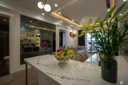 Phòng khách - Lãng mạn và tinh tế từ sự kết hợp phong cách nội thất “3 trong 1” 