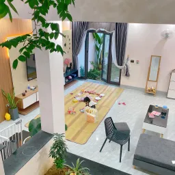 Phòng khách - Ngôi nhà như giữa rừng nhiệt đới dành cho tín đồ yêu thiên nhiên 