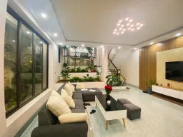 Phòng khách - Ngôi nhà như giữa rừng nhiệt đới dành cho tín đồ yêu thiên nhiên 