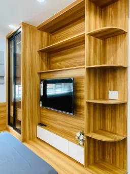 Phòng ngủ - Cải tạo nhà 44m2 từ 2 tầng: sửa 1 tầng thành tầng lửng, giải phóng không gian 
