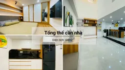 Cải tạo nhà 44m2 từ 2 tầng: sửa 1 tầng thành tầng lửng, giải phóng không gian