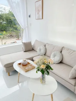 Phòng ngủ, Phòng khách - Mình đã đạt mục tiêu thứ 3 trong đời: xây một ngôi nhà nhỏ xinh ở quê nhà 