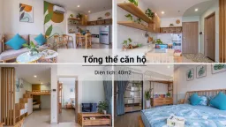 Khéo tay trang trí, sơn vẽ tường, được nhà rộng đẹp dù chỉ hơn 40m2