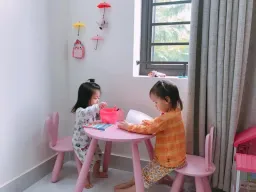 Phòng ngủ - Nhà phố 3 tầng vát góc xinh xắn chỉ tốn hơn 150 triệu trang trí nội thất 