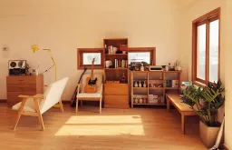 Phòng khách - Cải tạo tầng tum thành studio thơ mộng như phim 