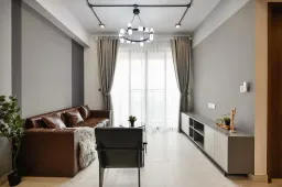 Phòng khách - Căn hộ phong cách Bauhaus: tối giản, tiện nghi một cách tinh tế 