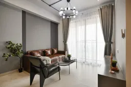 Phòng khách - Căn hộ phong cách Bauhaus: tối giản, tiện nghi một cách tinh tế 
