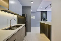 Phòng bếp - Căn hộ phong cách Bauhaus: tối giản, tiện nghi một cách tinh tế 