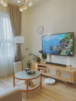 Phòng khách - Căn hộ của cô gái độc thân - thành quả 8 năm xa quê hương 