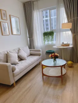 Phòng khách - Căn hộ của cô gái độc thân - thành quả 8 năm xa quê hương 