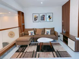Phòng khách - Nhà ở quê kết hợp hiện đại - cổ điển của chàng trai xứ Huế 