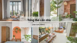 Phòng khách - Căn nhà gần gũi thiên nhiên đẹp mơ màng 