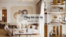 Phòng khách - Căn hộ phong cách Hiện đại kết hợp Farmhouse mộc mạc, ấn tượng 