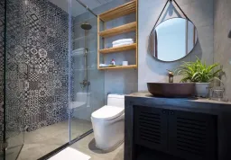 Phòng tắm - Homestay vợ chồng mình làm khi “bỏ thủ đô về biển” 