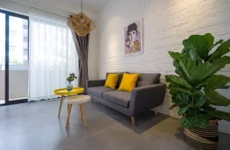 Phòng khách - Homestay vợ chồng mình làm khi “bỏ thủ đô về biển” 