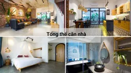 Phòng khách - Homestay vợ chồng mình làm khi “bỏ thủ đô về biển” 