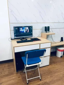 Phòng làm việc - Cải tạo ngoạn mục nhà cấp 4 mặt tiền quốc lộ chỉ với 200 triệu 
