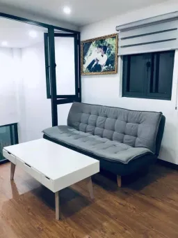 Phòng khách - Cải tạo ngoạn mục nhà cấp 4 mặt tiền quốc lộ chỉ với 200 triệu 