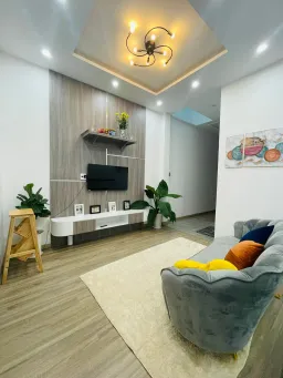 Phòng khách - Ngôi nhà "trong mơ" của vợ chồng mình tại Lâm Đồng 