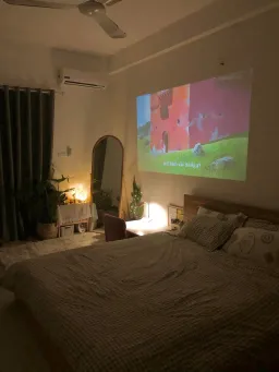 Phòng ngủ - Decor phòng trọ 21m2 đẹp lung linh chỉ vài triệu đồng 