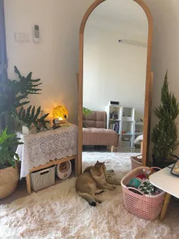 Phòng ngủ - Decor phòng trọ 21m2 đẹp lung linh chỉ vài triệu đồng 
