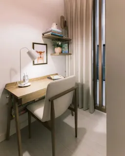 Phòng làm việc - Tổ ấm 40m2 của vợ chồng 2 con phong cách Mid-century modern  