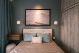 Phòng ngủ - Tổ ấm 40m2 của vợ chồng 2 con phong cách Mid-century modern  