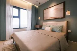 Phòng ngủ - Tổ ấm 40m2 của vợ chồng 2 con phong cách Mid-century modern  