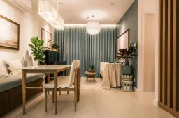 Phòng khách - Tổ ấm 40m2 của vợ chồng 2 con phong cách Mid-century modern  