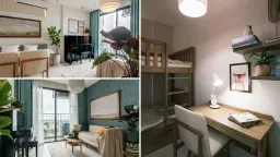 Phòng khách - Tổ ấm 40m2 của vợ chồng 2 con phong cách Mid-century modern  