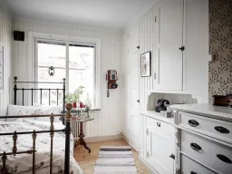 Phòng ngủ - Trầm trồ căn hộ 73m2 ở Nga đẹp như cổ tích  