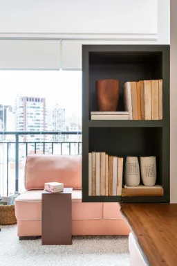 Căn hộ 40m2 phối màu ngẫu hứng của gia chủ yêu thời trang
