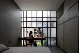 Phòng ngủ - “J House” tĩnh lặng và an yên tách biệt phố đông của nữ giáo viên độc thân 