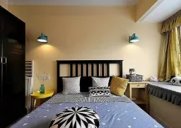 Phòng ngủ - Vợ chồng trẻ chi 400 triệu để trang trí căn nhà đầu tiên sau 10 năm tích góp 