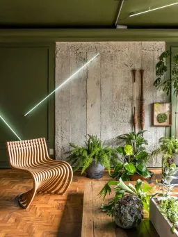 Phòng khách - Kiến trúc sư Brazil tự thiết kế nhà đẹp như công trình nghệ thuật giữa "rừng nhiệt đới" 