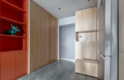 Lối vào - Gia chủ đầu tư làm nội thất cho căn hộ 36m2 tận hưởng cuộc sống độc thân tiện nghi 