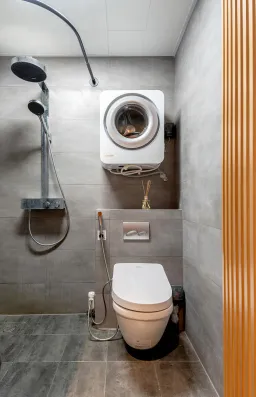Phòng tắm - Gia chủ đầu tư làm nội thất cho căn hộ 36m2 tận hưởng cuộc sống độc thân tiện nghi 