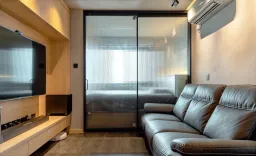 Phòng khách - Gia chủ đầu tư làm nội thất cho căn hộ 36m2 tận hưởng cuộc sống độc thân tiện nghi 