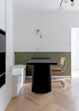 Phòng ăn - Biến căn hộ cũ 53m2 thành không gian hiện đại pha lẫn cổ điển Pháp 