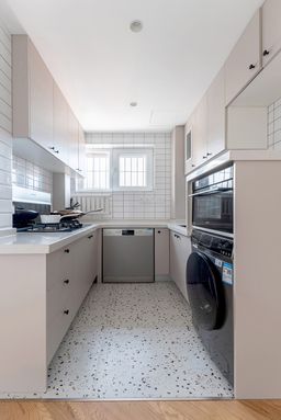 Phòng bếp - Biến căn hộ cũ 53m2 thành không gian hiện đại pha lẫn cổ điển Pháp 